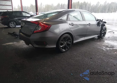 2020 Honda Civic Sport из США, поврежденный, VIN 2HGFC2F87LH590404